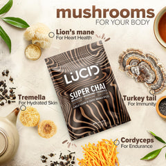 Turkey Tail mushroom in chai blend