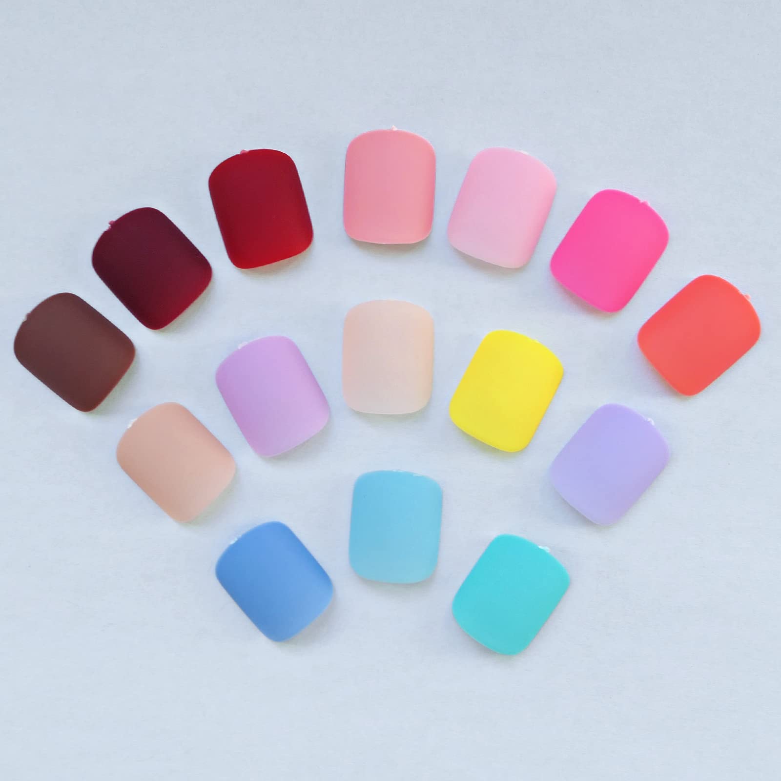 LuckForever durable ABS press-on nails for sturdy daily wear.