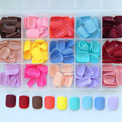LuckForever easy application steps for a fast DIY manicure.