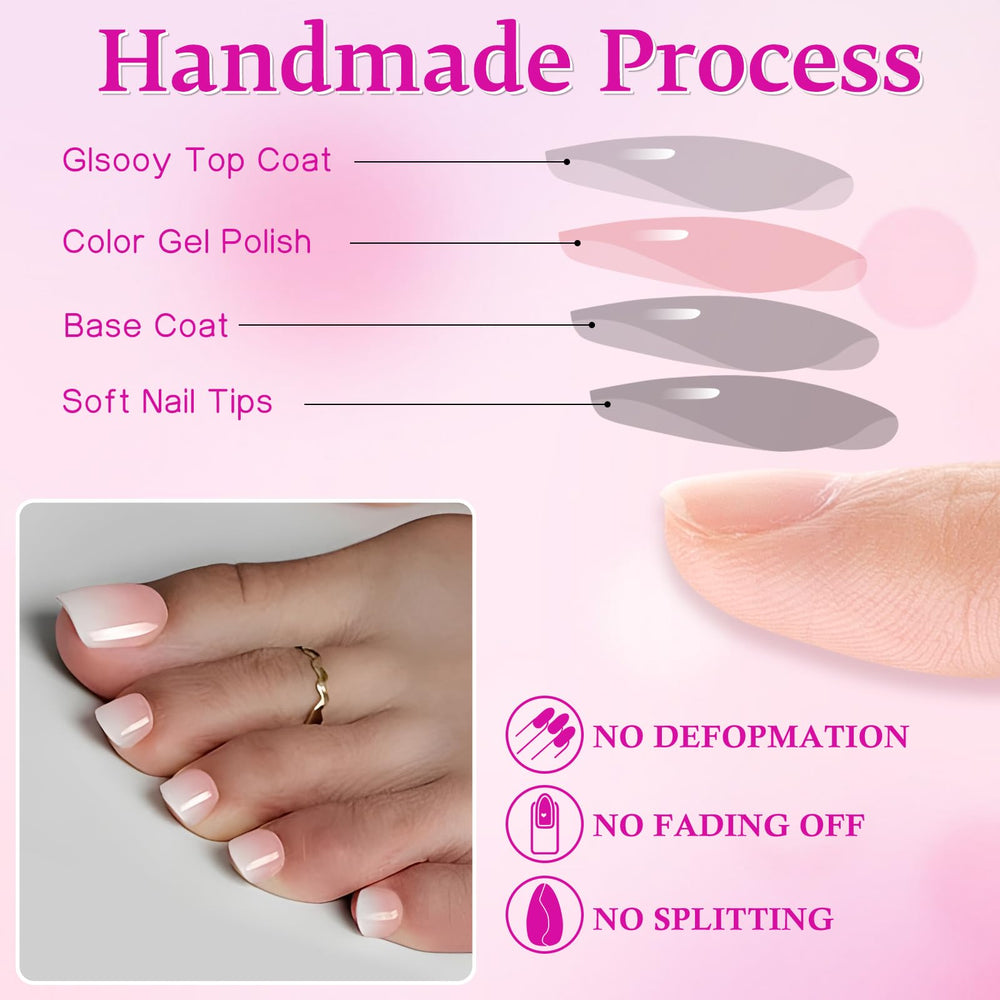 LuckForever ombre toenails gift set, a thoughtful present for special occasions.