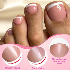 LuckForever jelly adhesive tabs for quick, mess-free toenail application