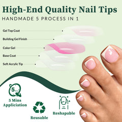 LuckForever nail file and wooden stick aid shaping and prep