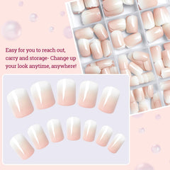 LuckForever nails on finger demonstrate comfortable fit and natural appearance