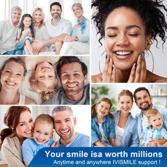 Complete LUCKIN SMILE whitening gel refill set for sensitive teeth