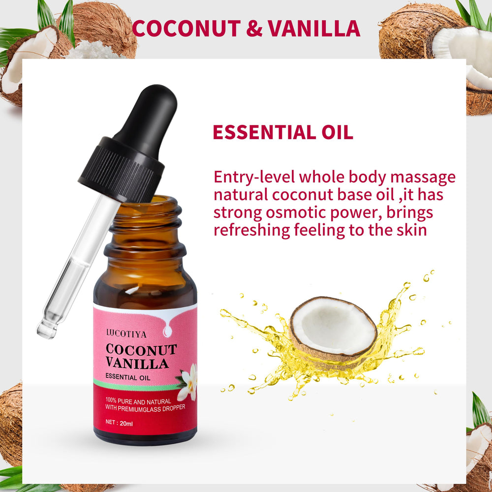 LUCOTIYA body lotion vanilla coconut for travel-friendly moisture
