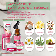 LUCOTIYA hand cream vanilla coconut for nourish-anywhere care