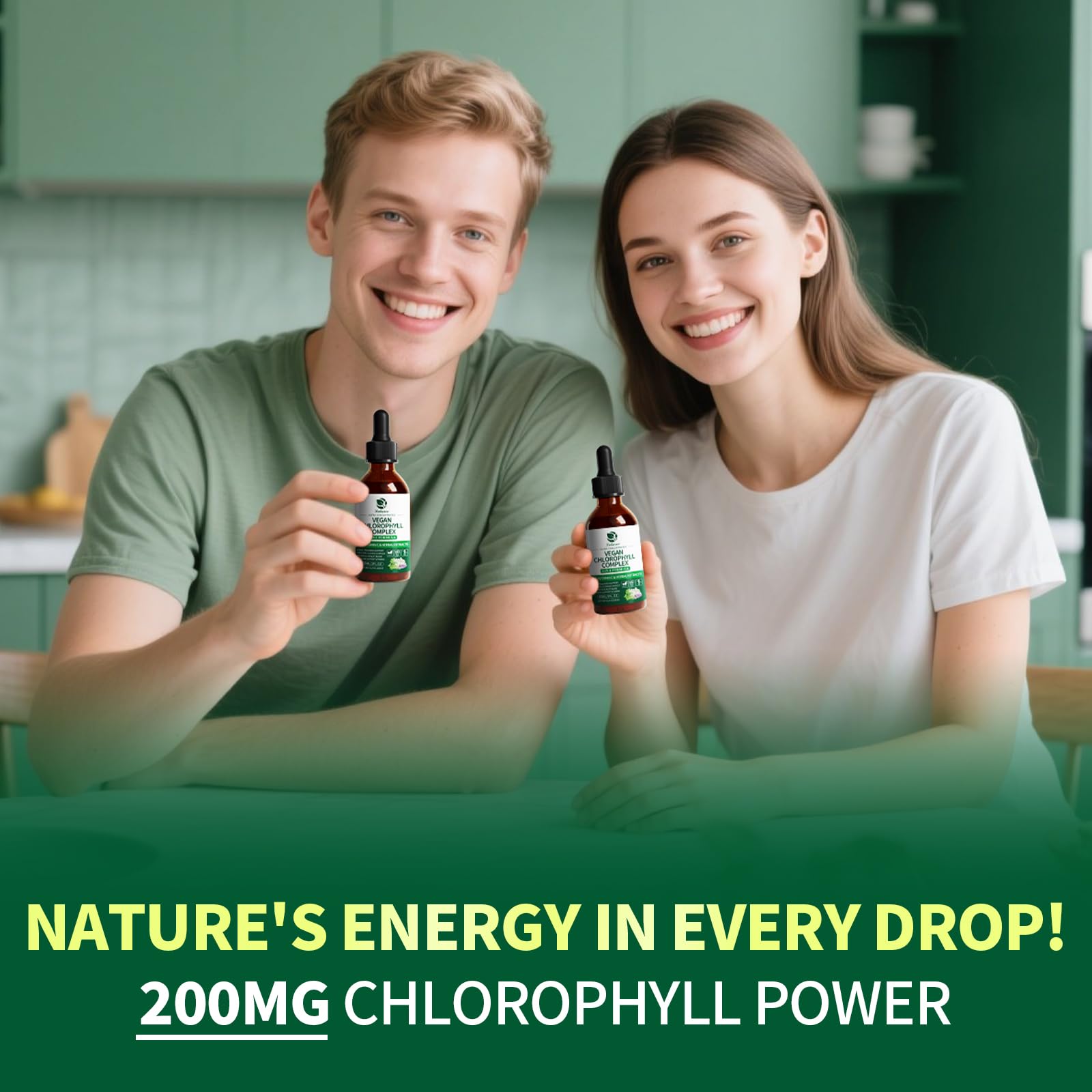 Antioxidant support for skin health from chlorophyllin and vitamin C
