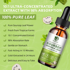 Lukaree Cold-extracted Soursop bottle preserves bioactive compounds and freshness.