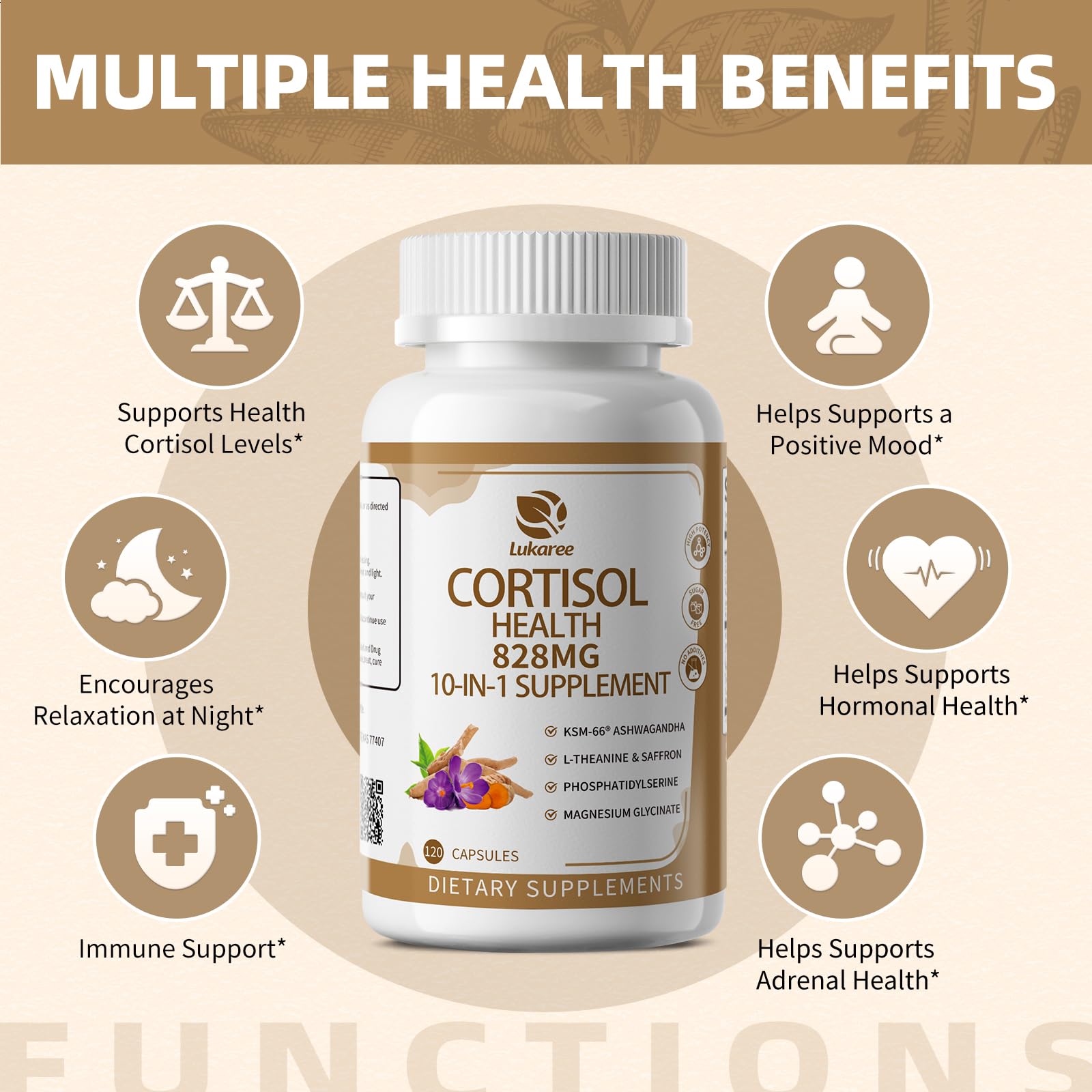 Lukaree capsules ready for a morning routine with breakfast.