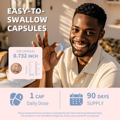 Easy-to-swallow capsules ready for daily use