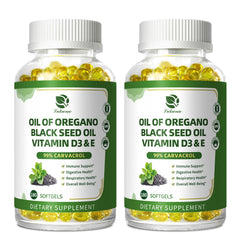 Lukaree oregano oil capsules bottle for daily immune and digestive support
