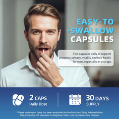 60-capsule bottle of Lukaree Prostate Health