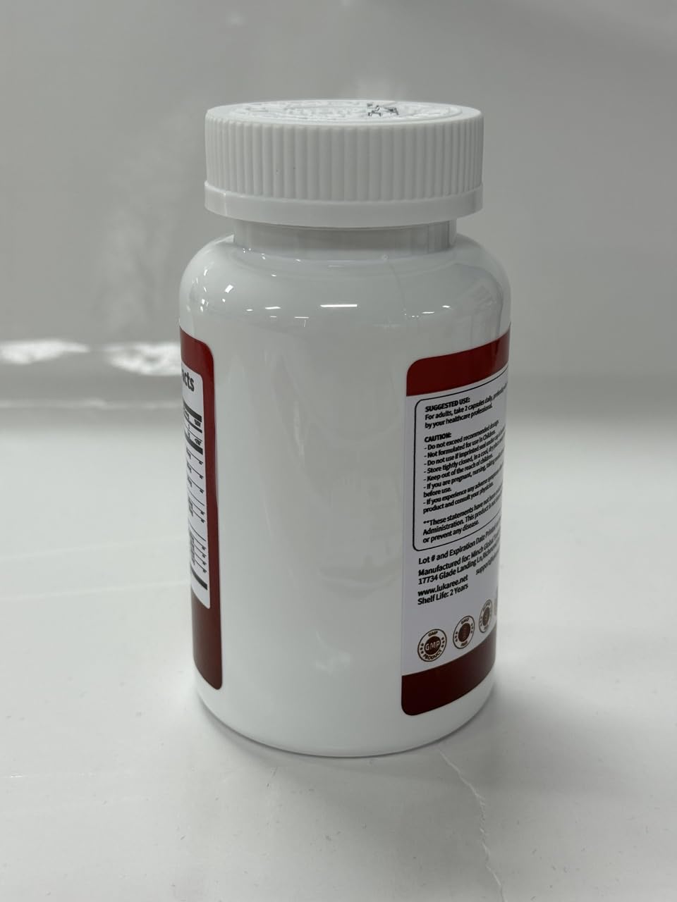 Supplement facts label Lukaree Urolithin A+