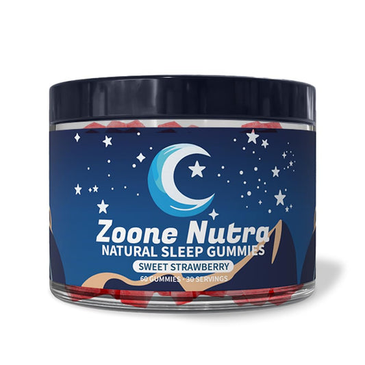 Zoone Nutra Lulla-Bites strawberry sleep aid gummies bottle front