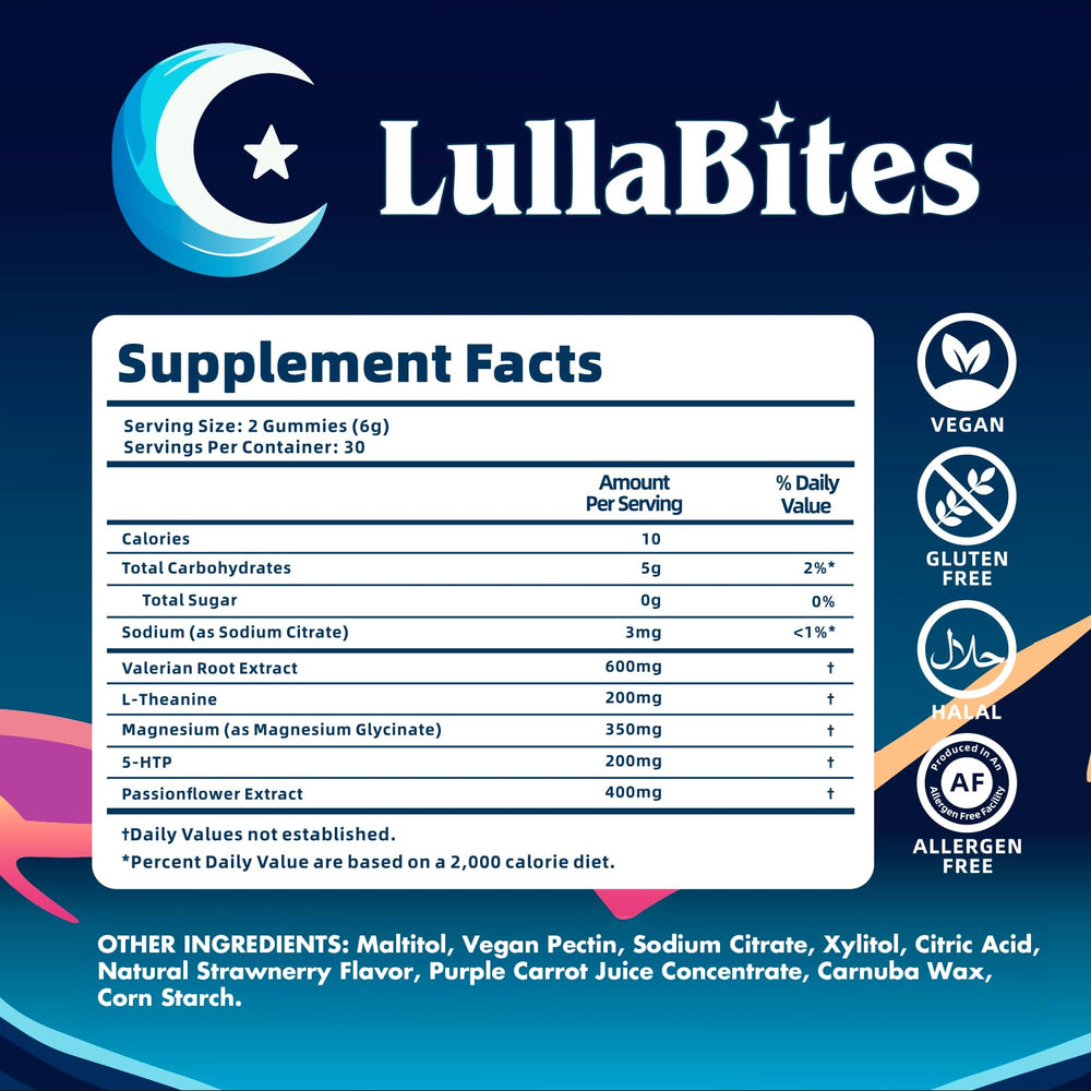 Container with 60 gummies, 30 servings
