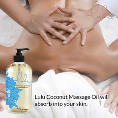 Close-up of oil absorbing into skin for non-greasy finish