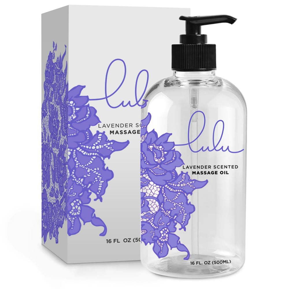 Lulu Lavender Massage Oil 16 oz bottle