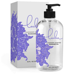 Lulu Lavender Massage Oil 16 oz bottle