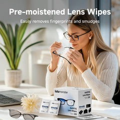 Individually wrapped travel-ready wipes by Lulumonster