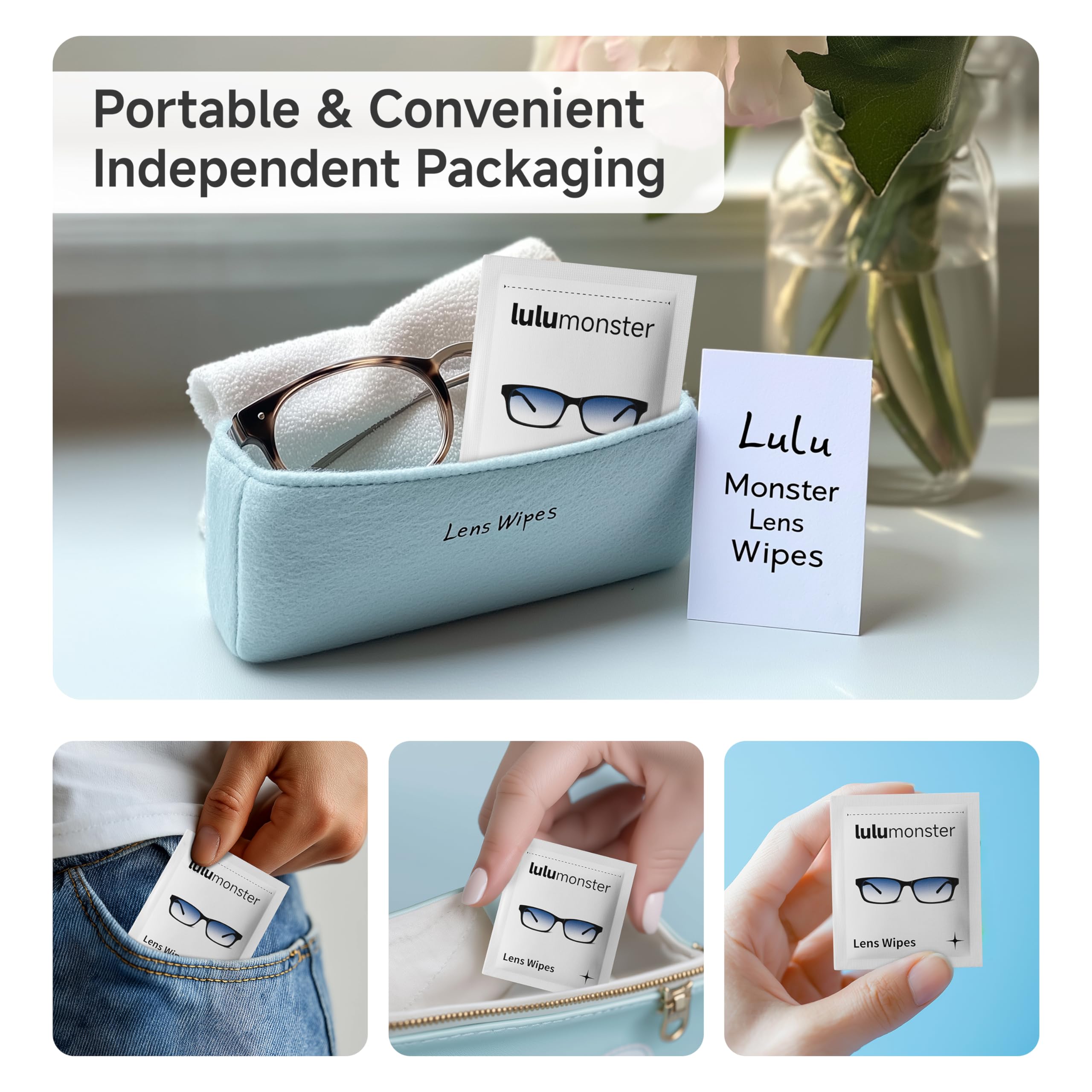 Eco-friendly wipes made from plant-based fibers