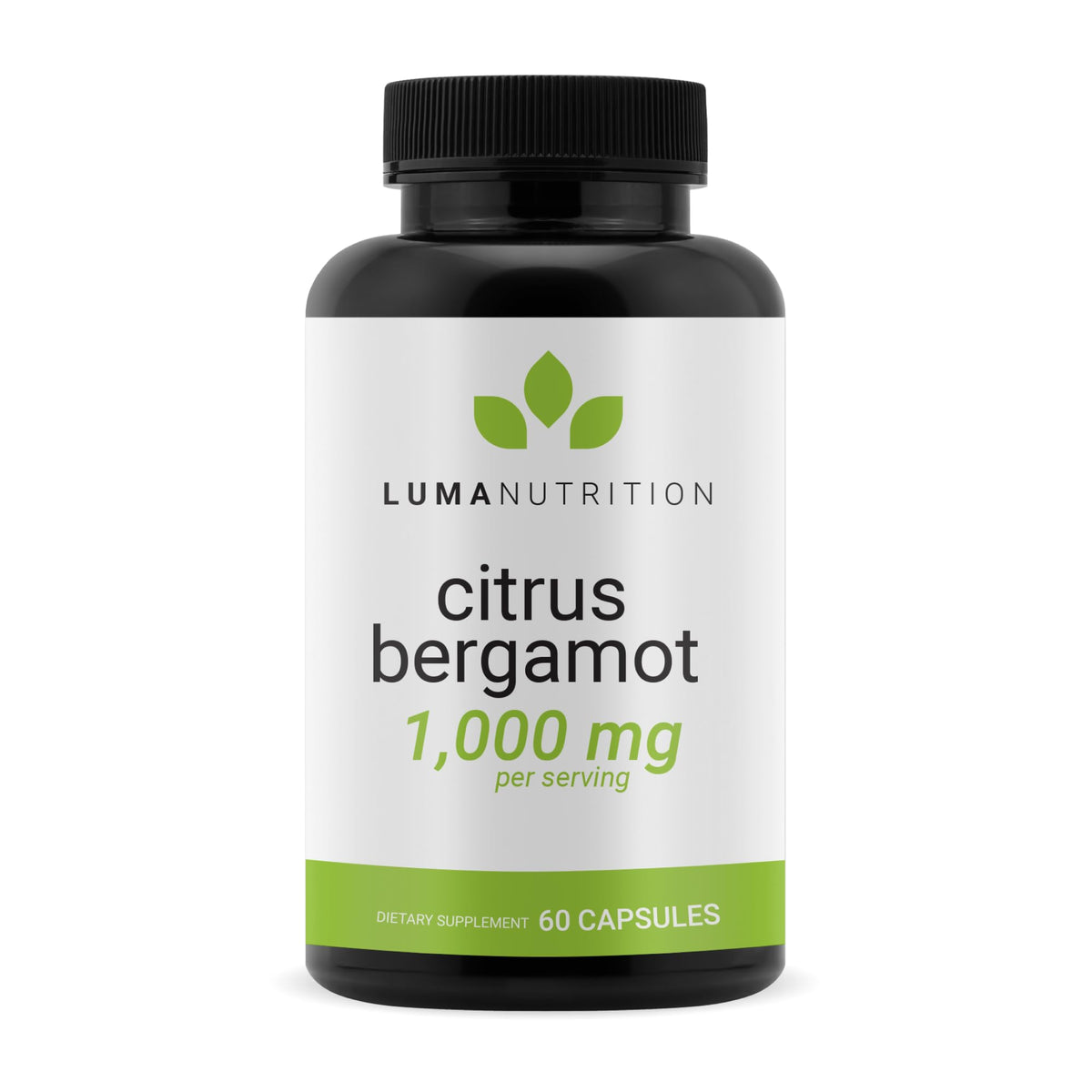 Luma Nutrition Citrus Bergamot 1000mg bottle front