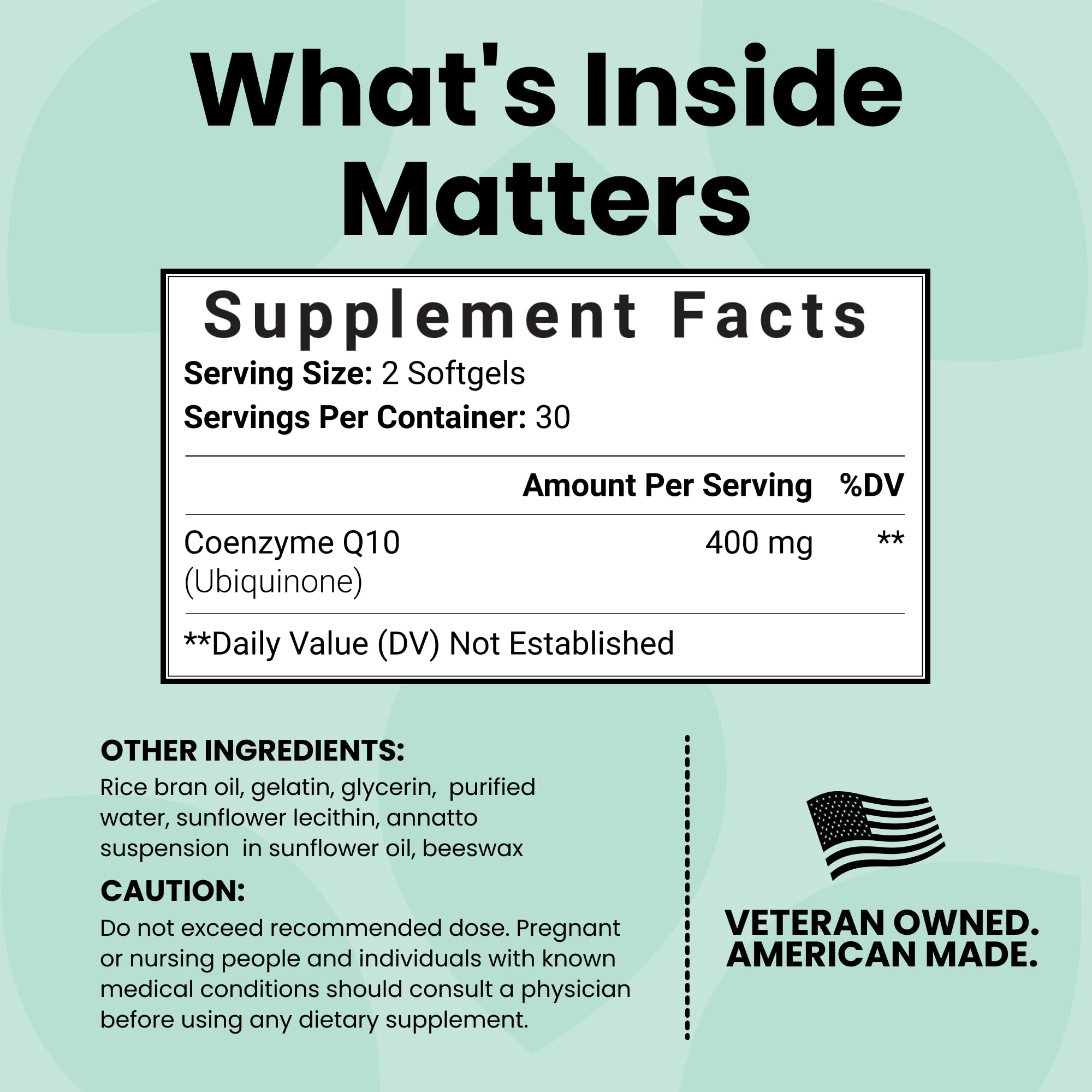 Two softgels daily dose illustration