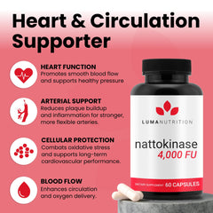 Natto extract ingredients used in Luma Nattokinase supplement