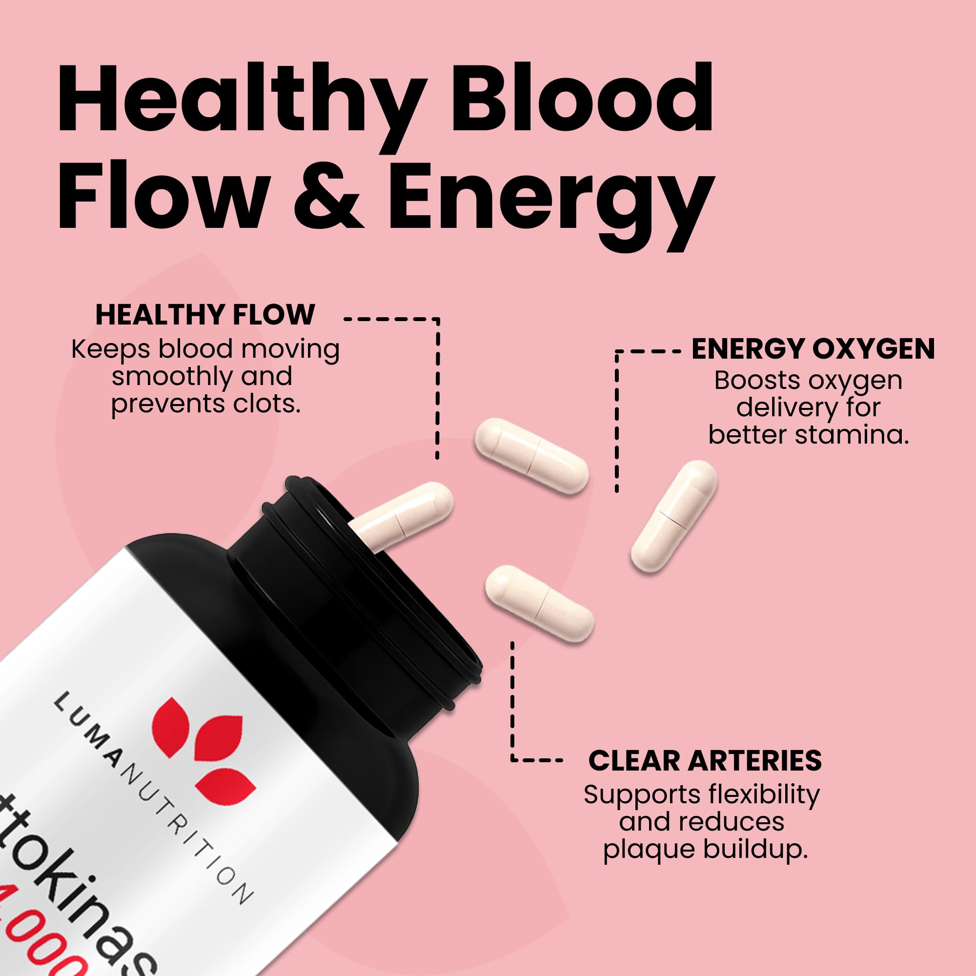 Vegan and gluten-free nattokinase formula