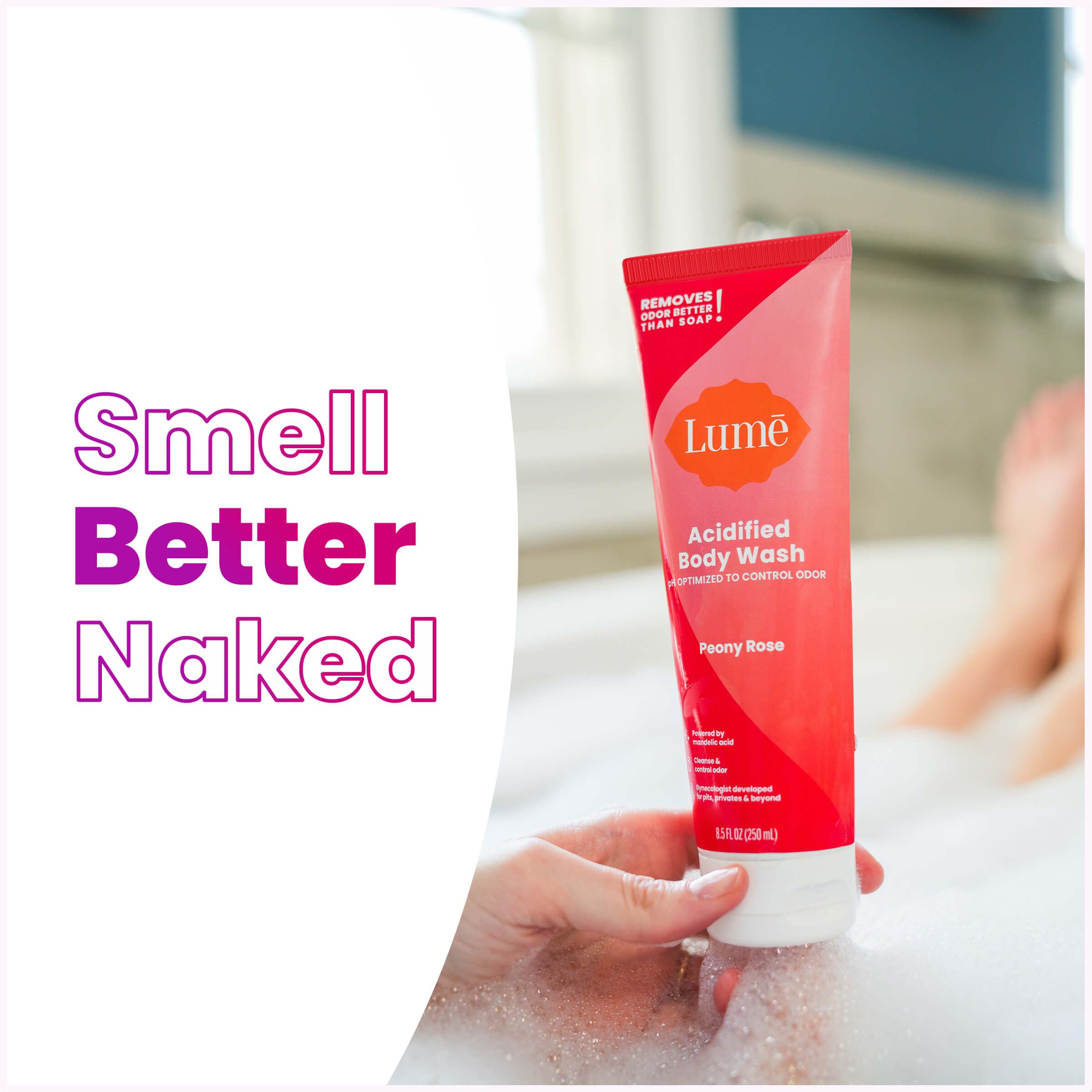 Lume Acidified Body Wash pack of 2 for ongoing use