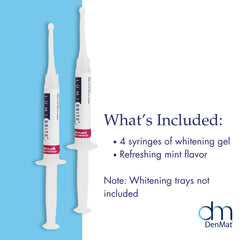 Box and syringes of LumiBrite 32% take-home whitening kit