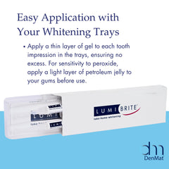 Whitening gel syringes arranged for 4-syringe refill kit