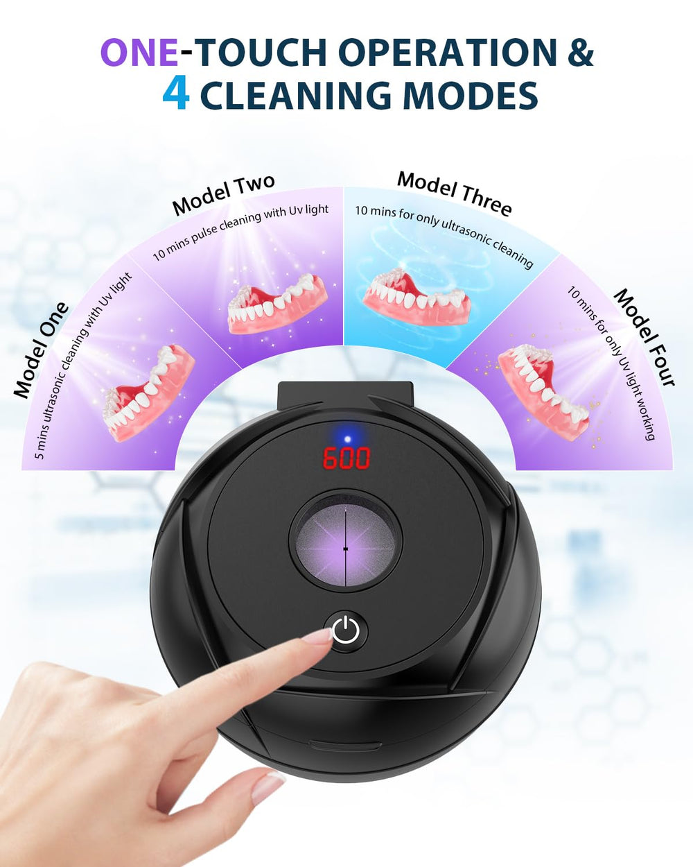 Lumiflexa cleaner black side angle