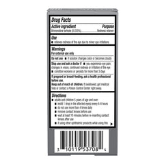 Lumify packaging label highlights no bleach or dyes in formula.