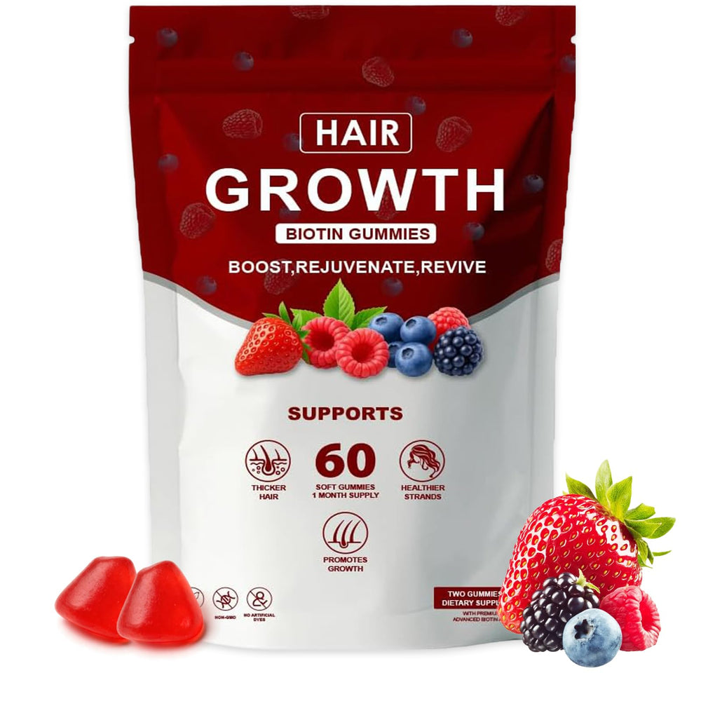 Bottle of Lumin Hair Growth Vitamins Gummies