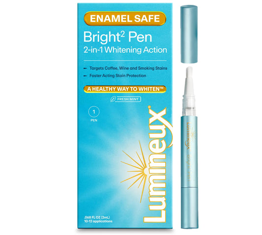 Lumineux 2-in-1 Whitening Pen packaging and product shot