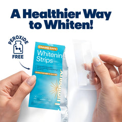 Peroxide-free whitening strips packaging