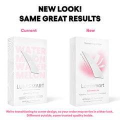 At-home use of Lumismart Whitening Strips for sensitive teeth