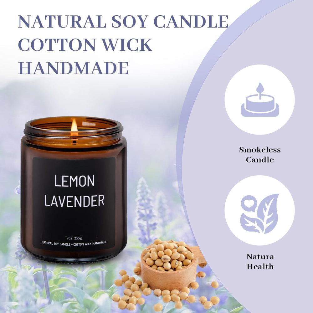 LumiSpace hand-poured soy wax candles - artisanal craft and clean burn appeal