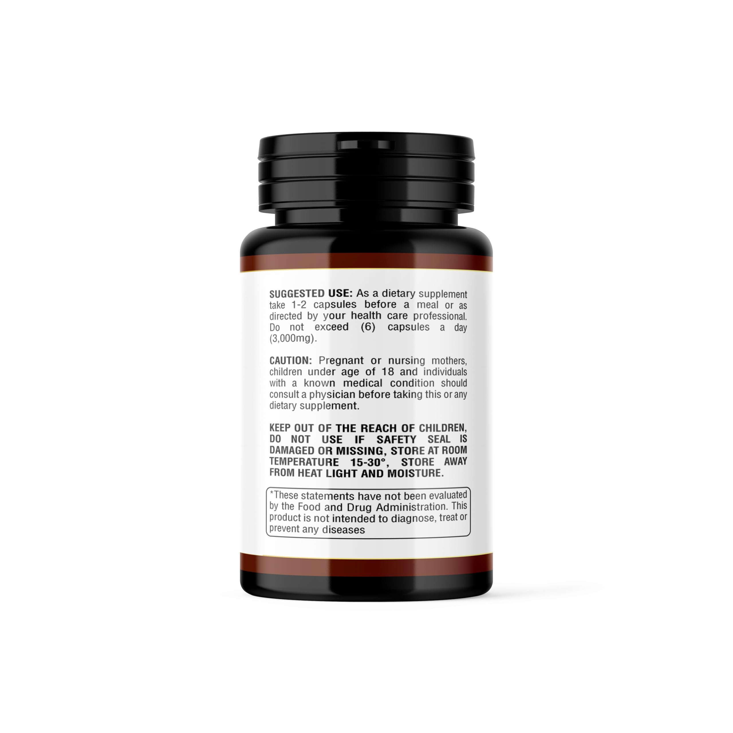 USA made Lumos Life Reishi Mushroom capsules in bottle