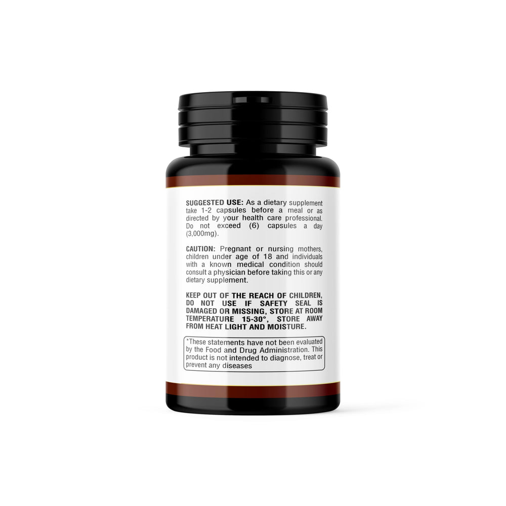USA made Lumos Life Reishi Mushroom capsules in bottle
