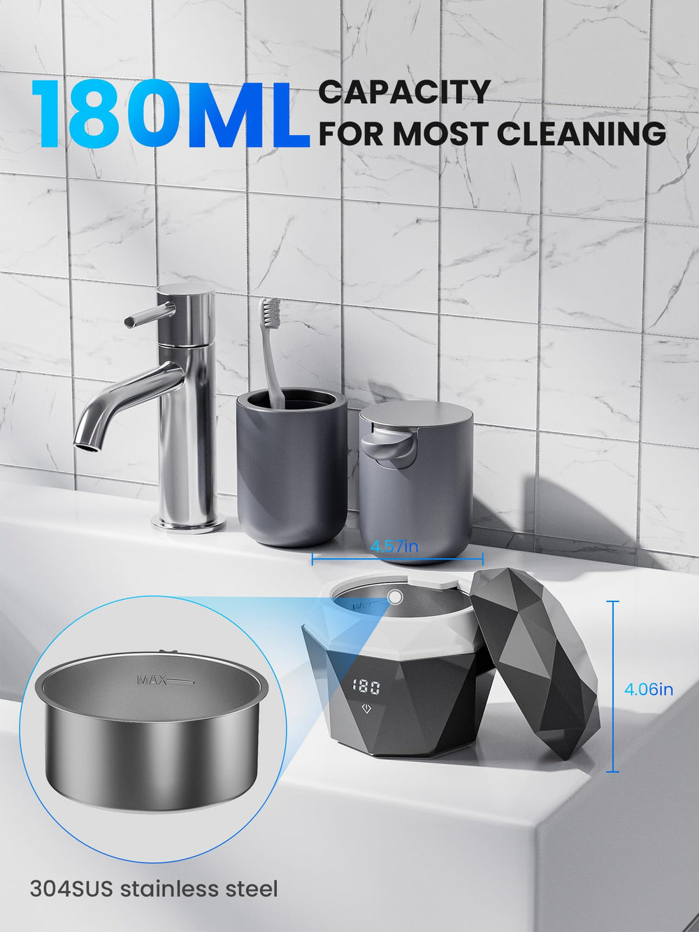User manual and packaging for the Lumyspace cleaner