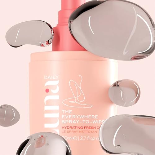 Luna Daily Everywhere Spray-To-Wipe luxury pack on display