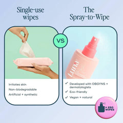 Luna Daily Everywhere Spray-To-Wipe used on phone screen for hygiene touch-ups