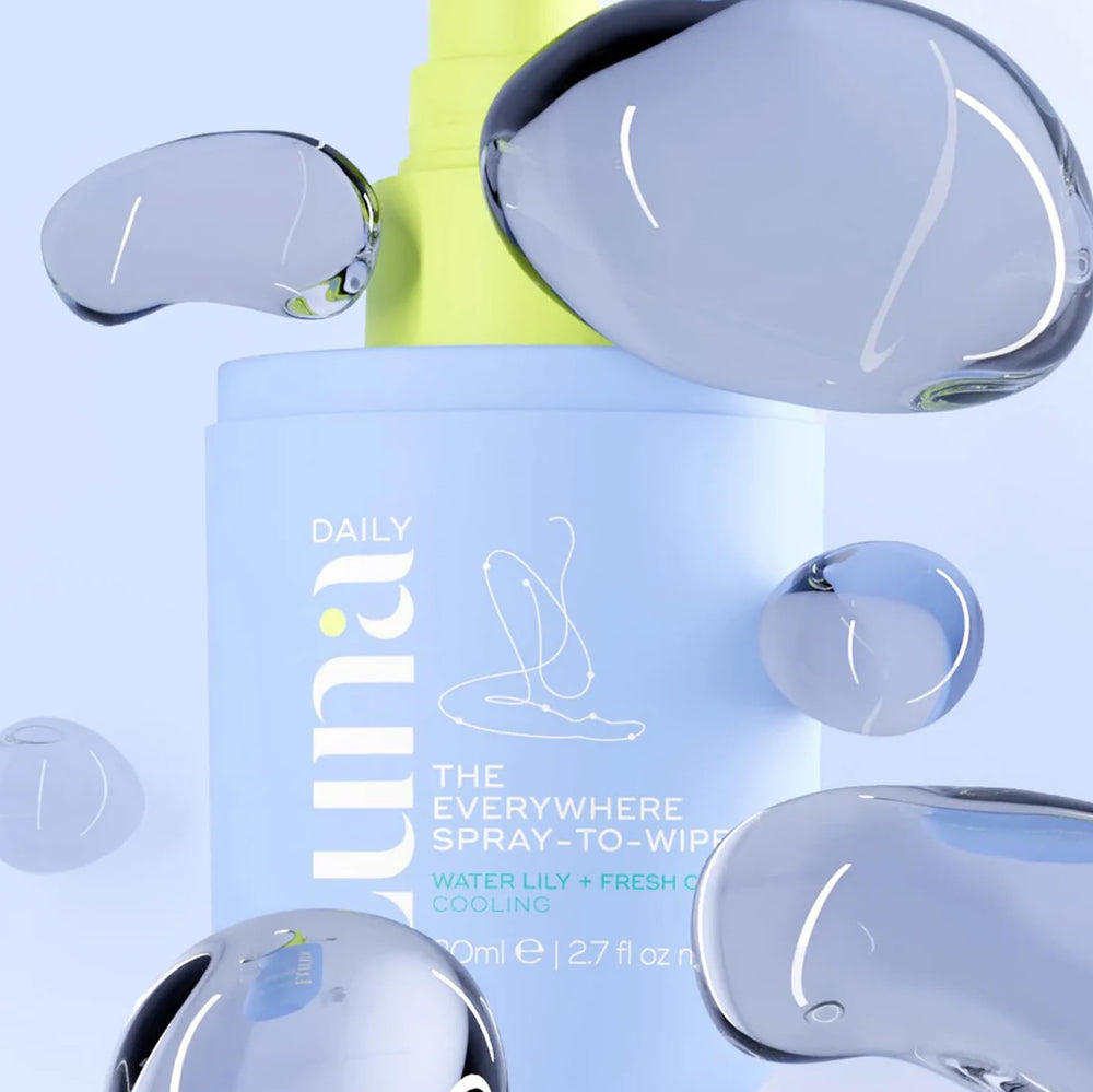 Luna Daily Everywhere Spray-To-Wipe postpartum-friendly option for comfortable, discreet care.