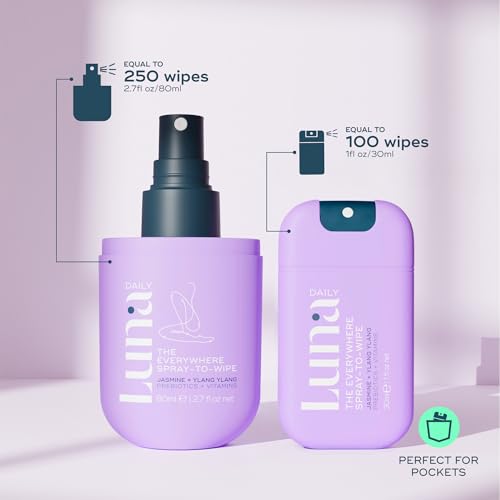 Luna Daily Mini Body Cleansing Spray is pregnancy-safe for everyday freshness