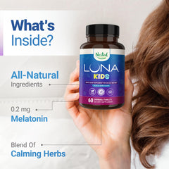 Melatonin ingredient illustration for LUNA Kids
