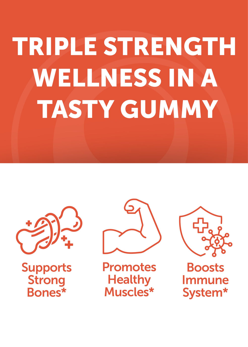 Two Lunakai gummies representing daily dose