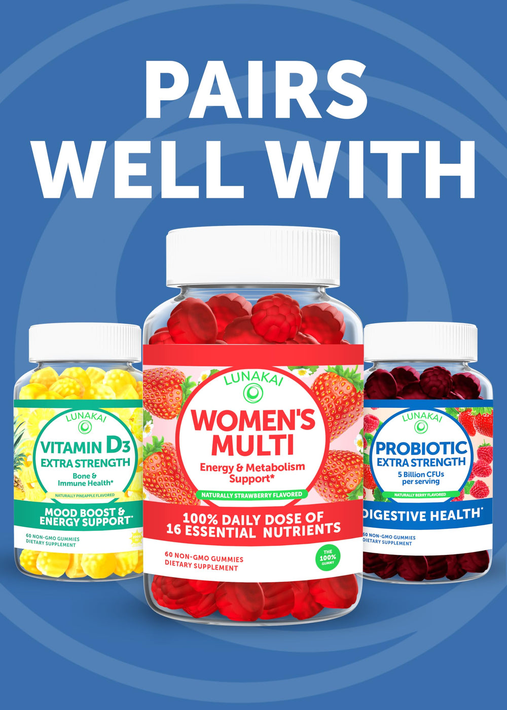 On-the-go Lunakai elderberry gummies travel pack