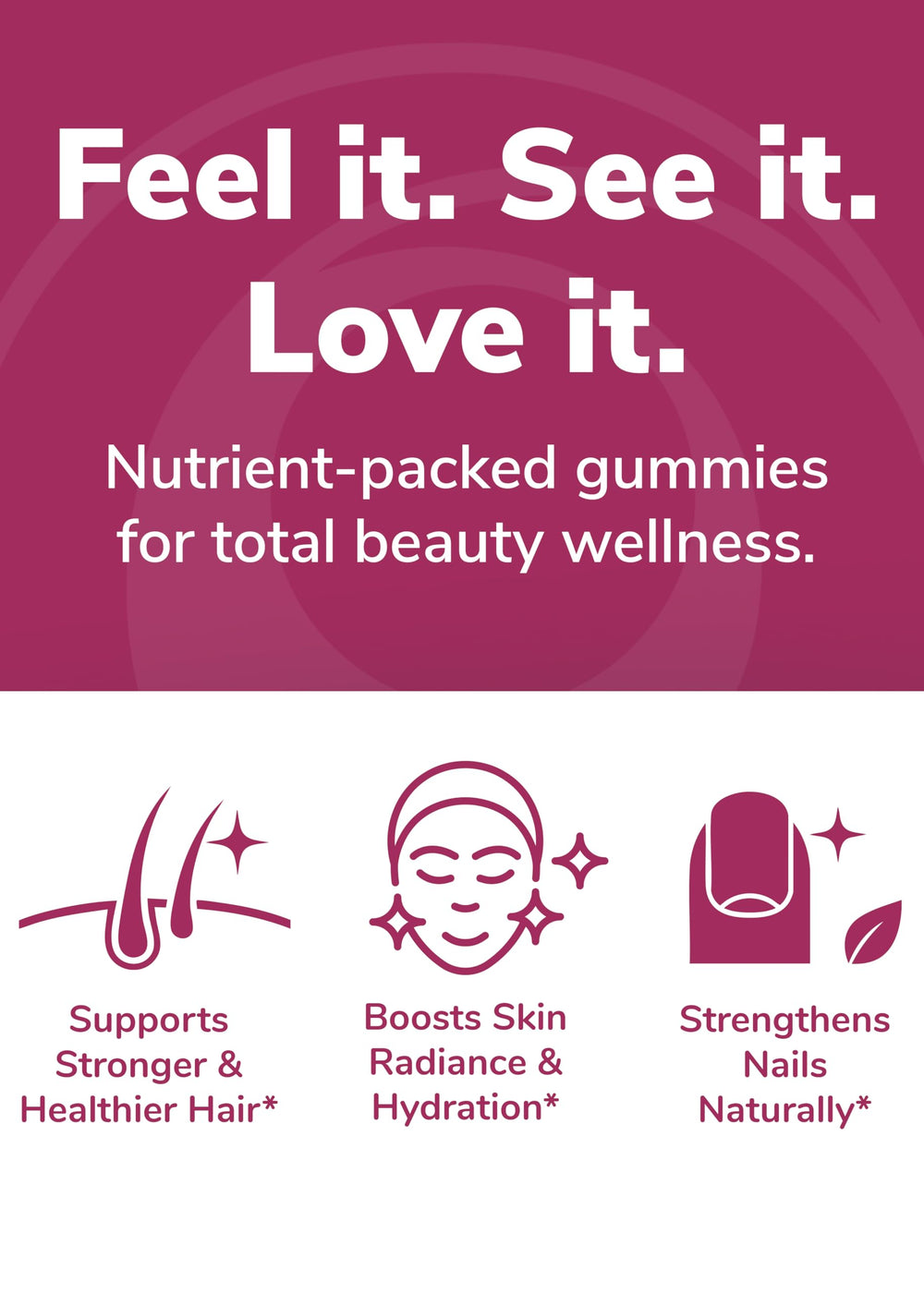 Label indicating no artificial flavors for Lunakai gummies