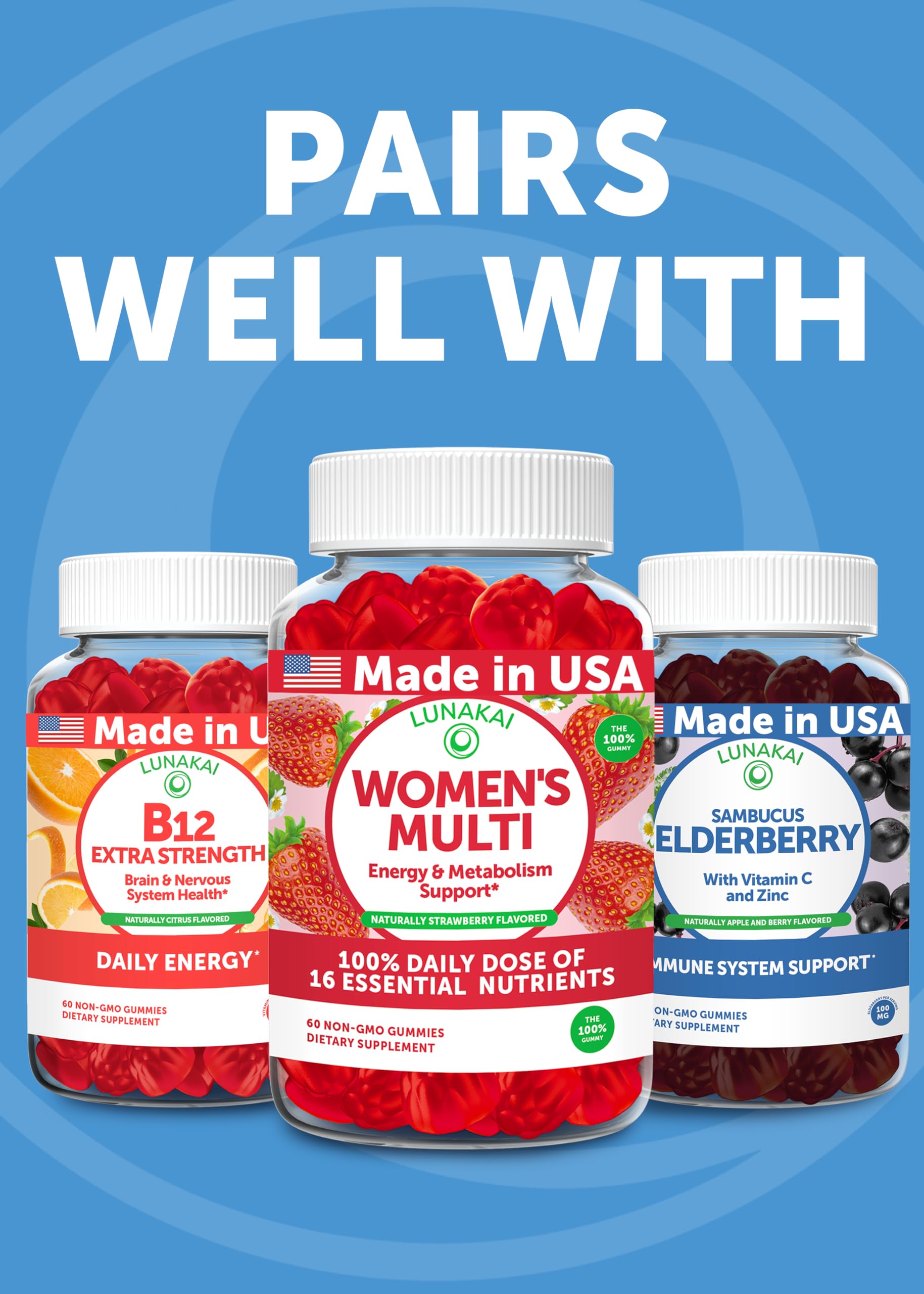Family-friendly Lunakai gummies for sleep and calm